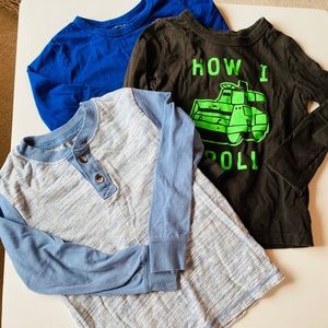 Bundle of three long sleeve shirts size 5T